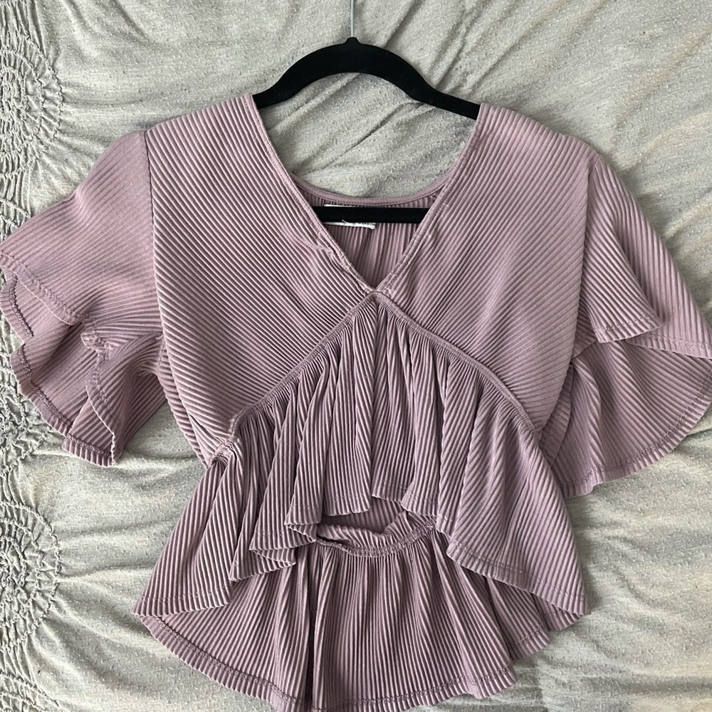 Lilac purple blouse